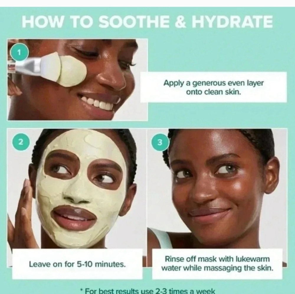 Matcha Mood Soothing Mask - Green NIB - Picture 5 of 7